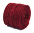 wine red cable knit skinny tie