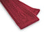 wine red cable knit skinny tie