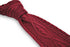 wine red cable knit skinny tie