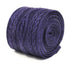 purple cable knit skinny tie