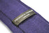 purple cable knit skinny tie