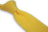 lemon yellow skinny knitted tie with pointed end