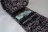 black and purple floral wedding tie