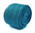 plain turquoise knitted tie