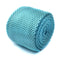 plain turquoise blue skinny knitted tie