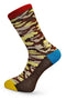 brown camouflage mens socks