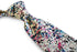 pink, black and pink paint splatter design men's cotton tie