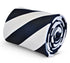 navy blue and white barber stripe design