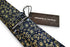 navy blue tie with paisley pattern in 100% cotton