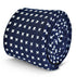navy blue with cross design in 100% cotton linen tie