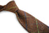 brown, blue and green check tweed skinny tie