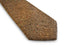 plain brown square design tie