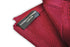 plain maroon knitted pocket square