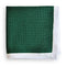 green knitted pocket square with white edging