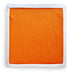 orange knitted pocket square with white edging