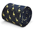 navy tie with llama design