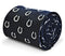 navy tie with horseshoe design