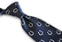 navy tie with horseshoe design