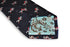 navy tie with showjumping jockey design
