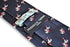 navy tie with showjumping jockey design