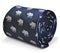 navy tie with rhino design