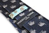 navy tie with rhino design