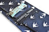 navy tie with swallow bird silhouette design