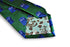 green tie with doctor who tardis phonebox design