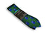 green tie with doctor who tardis phonebox design