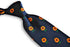 navy tie with sunflower design