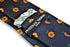 navy tie with sunflower design