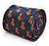 navy blue tie with teddy bear design