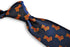 navy blue tie with teddy bear design