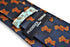 navy blue tie with teddy bear design