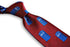 burgundy tie with doctor who tardis phonebox design