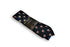 navy tie with welsh flag embroidered design