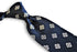 navy tie with celtic cross design