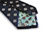 navy tie with celtic cross design
