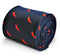 navy tie with red chilli pepper design