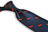 navy tie with red chilli pepper design
