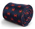 navy tie with crab design