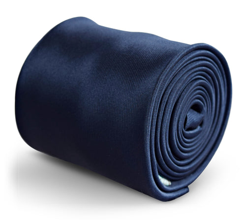 plain navy blue mens tie