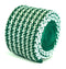 green and white dogstooth knitted tie
