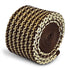 brown and cream dogtooth knitted tie