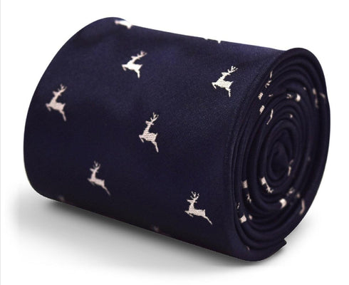 christmas range - leaping reindeer tie