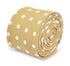 beige polka spot cotton tie