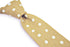beige polka spot cotton tie