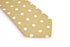 beige polka spot cotton tie