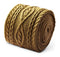 gold beige cable knit skinny tie