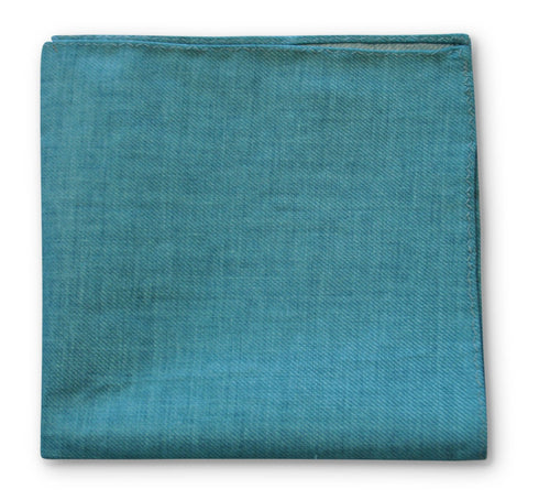 sea green turquoise pocket square